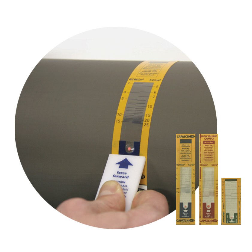 Capatch volume strips green 2-7 cm3/m2 - Jet Cleaning
